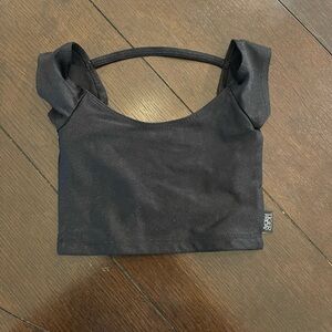 Tiger Friday Black Hepburn Top